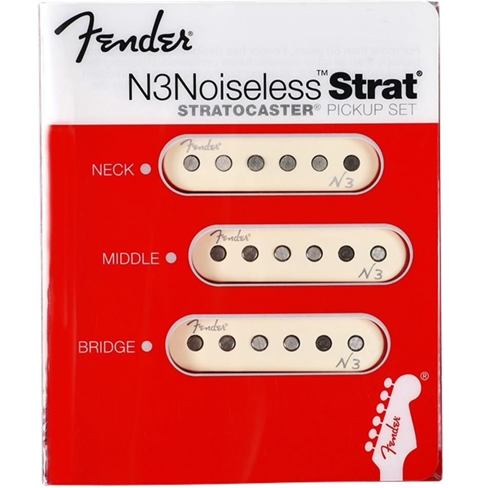 Fender N3 Noiseless Strat Pickup Set Image   654040