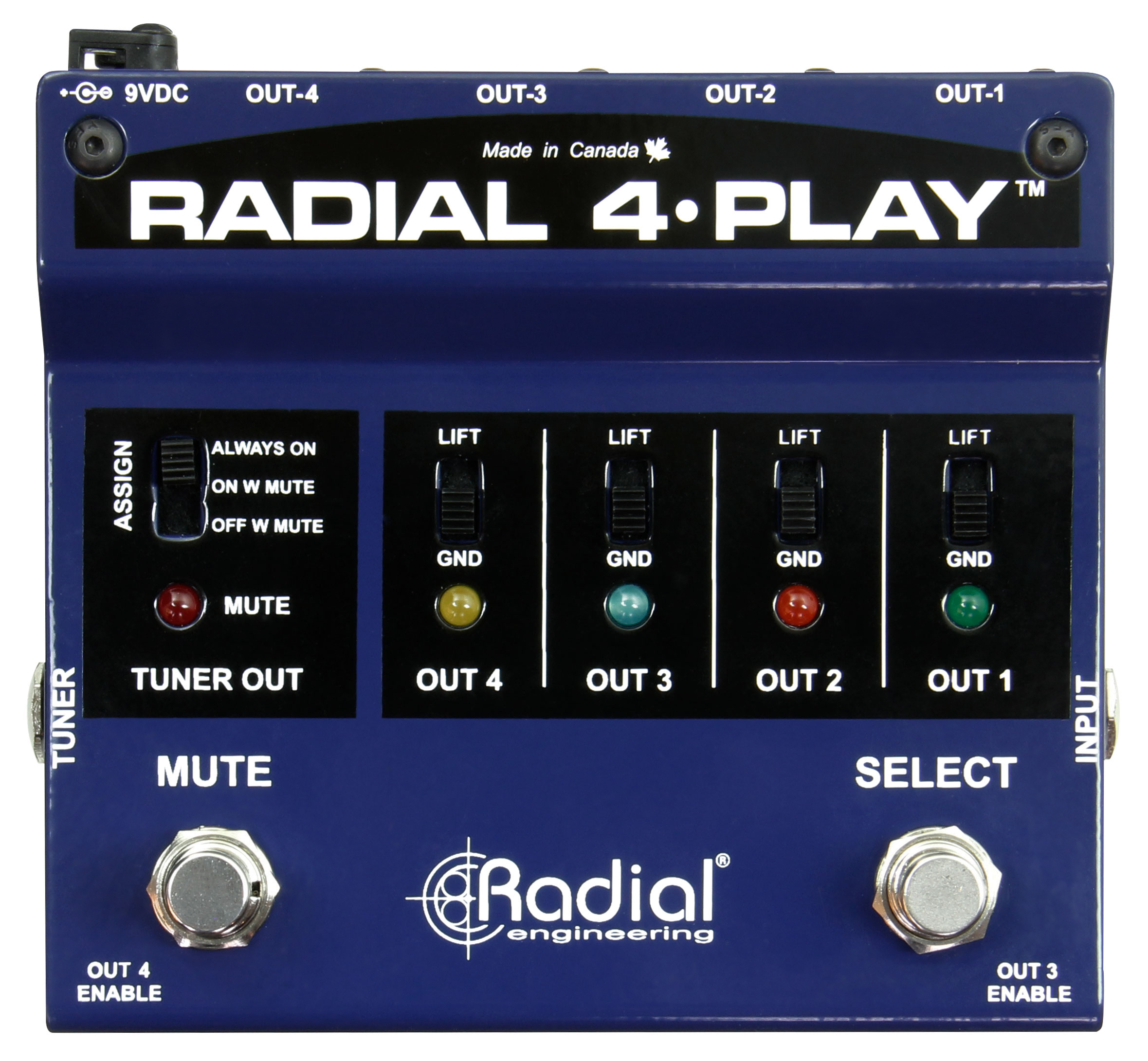 4Play MultiOutput DI Box Radial Engineering Audiofanzine