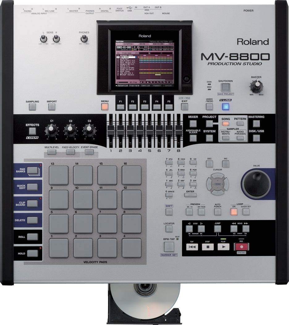 MV-8800 - Roland MV-8800 - Audiofanzine