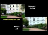 Olympus LS-20m vs Kodak Zi8