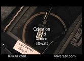 12 speakers compared 8 alnico's & 2 ceramics jensen vs blue vs gold vs scumback vs Celestion