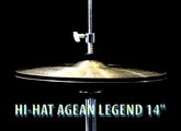 Agean Legend 14" Hi-Hat cymbals charleyston