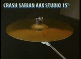 Sabian AAX Studio Crash 15" cymbal