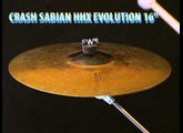 Sabian HHX Evolution crash 16" cymbal