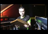 Flancs en bois, panneaux latéraux en bois pour synthétiseurs par Sébastien Desternes