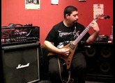 Test de la Slying V par BG CUSTOM GUITARS