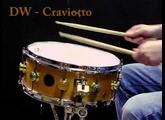 DW Craviotto Solid shell Maple snare 14x5.5"