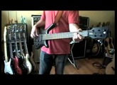 2006 Nirvana Black Warwick Corvette Standard Swamp Ash 5 String Bass Demo