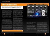 Carl Martin Bass Drive Pedal Review - WIN this Pedal in Guitar Interactive Magazine Issue 15