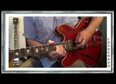 GIBSON ES 335 TD 1967 vintage Micros Patent N° 2737842 Impro Blues Jean-Luc LACHENAUD.wmv