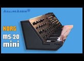 KORG MS-20 MINI new Analog Synthesizer 2013 | HD DEMO |