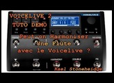 Voicelive 2 - Tuto démo - Peut-on harmoniser une FLûte avec le Voicelive ? Play Flute with Voicelive