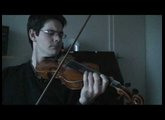 the entertainer ; Scott Joplin; with a fretted violin (to play easily)
