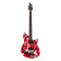 Wolfgang Special Striped Red/Black/White - Guitare Électrique