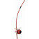 BE1R Berimbau rouge - Percussion rituelle