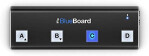 IK Multimedia iRiBlueBoard Pdalier MIDI sans fils Bluetooth pour iPad/ iphone / mac - Noir