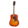 Inspired by Gibson Hummingbird 12-String Aged Cherry Sunburst - Guitare Acoustique 12 cordes