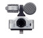 Zoom iQ7 Microphone stro mdium pour iPhone/iPad, Capsule rotative pour l'alignement avec Appareil Photo iOS, pour l'enregistrement Audio pour la Musique, Les vidos, Les entretiens, etc