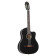 RCE125SN SBK Small Neck Thinline Satin Black - Guitare Classique 4/4