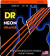 DR String NOB-45 Neon Orange Jeu de cordes pour guitare basse