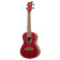 RUEL-MRD Element Series Concert Size Ukulele Metallic Red ukulélé concert avec housse