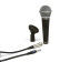 Samson - R21S CONSUMER - Microphone dynamique cardiode - interrupteur - avec pince et cble XLR-Jack