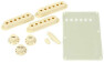 Fender Set d'accessoires pour Stratocaster - Vieilli Blanc, 0991368000