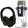 AKG Pro Audio Podcaster Essentials Kit pour Streamers, Vloggers et Gamers avec Microphone Lyra USB-C et Casque K371 et Logiciel Ableton Lite