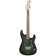 MJ San Dimas Style 1 HSH FR PF QM PF Transparent Green Burst guitare électrique avec hardshell gig bag