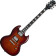 Inspired by gibson modern prophecy sg - aged bengal tiger burst