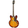 Sheraton Figured Iced Tea guitare hollow body avec housse premium