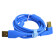 DJTT USB Chroma Câble Blue 1,5 m, fiche coudée - Câble pour DJ