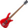 Rockbass streamer lx 4 string - red metallic