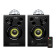 Hercules DJSpeaker 32 Party - 2 x 15 watts Enceinte de monitoring actives avec lumires intgres