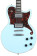 D'Angelico Premier Atlantic Sky Blue guitare lectrique avec housse
