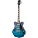 Modern Collection ES-339 Figured Blueberry Burst guitare demi-caisse avec étui