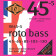 Rotosound Roto Bass Jeu de 5 cordes pour basse Nickel Filet rond Tirant standard (45 65 85 105 130)