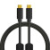 Dj Techtools Chroma Cable USB-C vers C black, Cble USB 2.0 de haute qualit (contacts USB dors, noyau en ferrite, longueur 1,0m, cble adaptateur, attache velcro intgre), Noir
