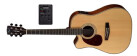 Cort MR710F Guitare acoustique Gaucher Naturel Satine