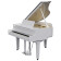 GP-9-PW piano à queue numérique blanc brillant
