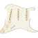 Pre-Wired Strat Pickguard, Hot Noiseless SSS Parchment - Microphones à Bobine Simple pour Guitares