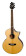 Guitares lectro acoustiques CORT NDX BARITONE GLOSS NATURAL Folk lectro
