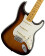 Fender 0117702801 Eric Johnson Stratocaster Guitare lectrique en rable Blonde-P Blanc Format classique soleil