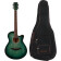 W55-COL-G ColourTune guitare acoustique folk + housse