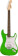 Squier FSR Squier Sonic Stratocaster HSS, Laurel Fingerboard, White, Lime Green