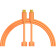 Chroma Cables USB-C vers USB-C 1 m (orange)