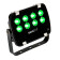 LED IP FL-8 grün 30° IP 56, 8x1W Garden Light - Projecteur à LED