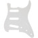 8-hole ‘50s Vintage-Style Stratocaster S-S-S Pickguard White plaque de protection pour Stratocaster