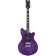 SA-126QM Special Transparent Purple guitare semi-hollow body avec étui