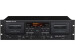 Tascam 202MLVII Plateau double cassette avec sortie USB, noir, 202MKVII